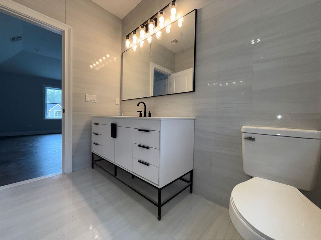 Bathroom, Interior, Wood Texture Flooring