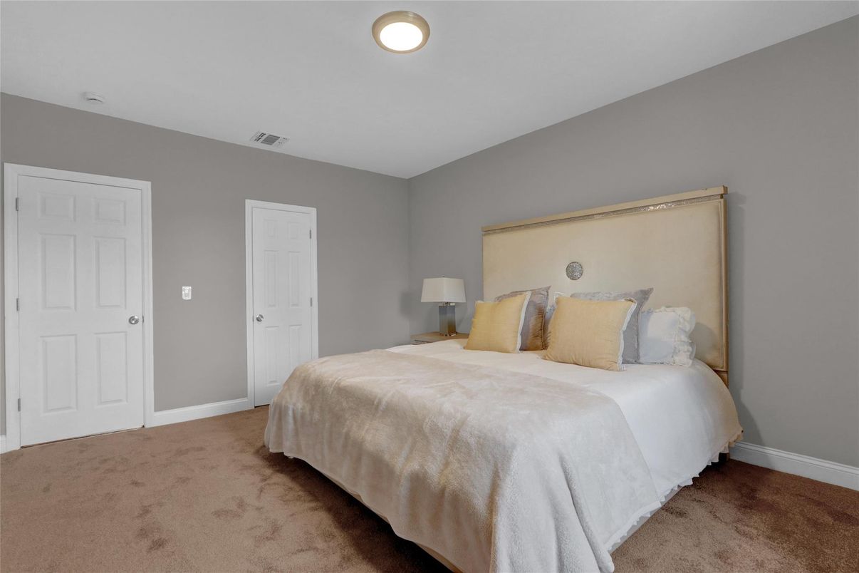 Bedroom, Interior, Recessed Lighting