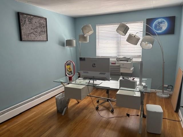 Home Office, Interior, Wood Texture Flooring