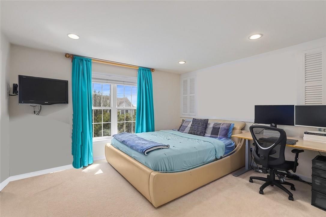 Bedroom, Home Office, Interior, Recessed Lighting