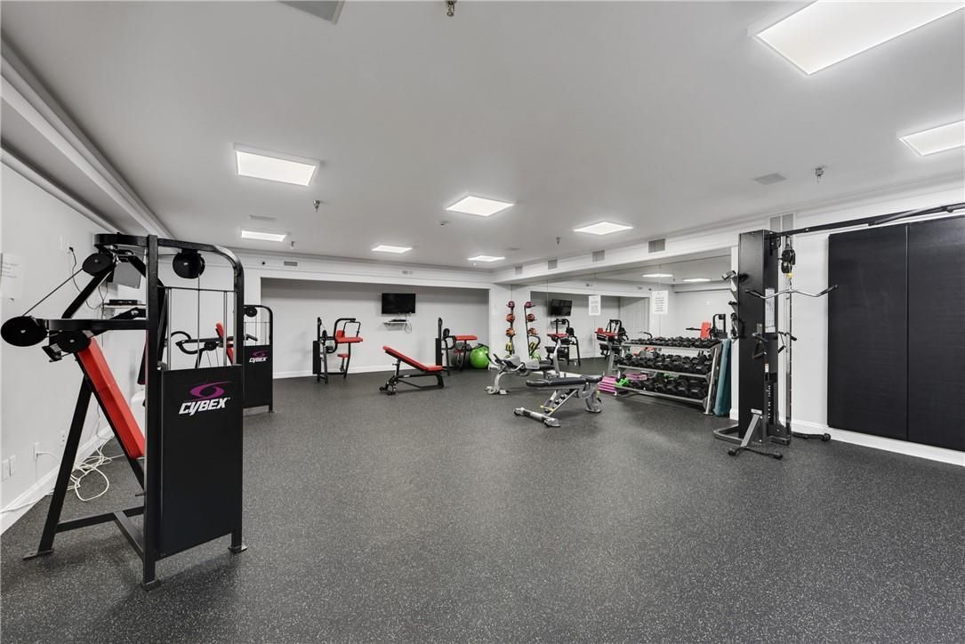 Fitness Equipment, Gym, Interior, Recessed Lighting