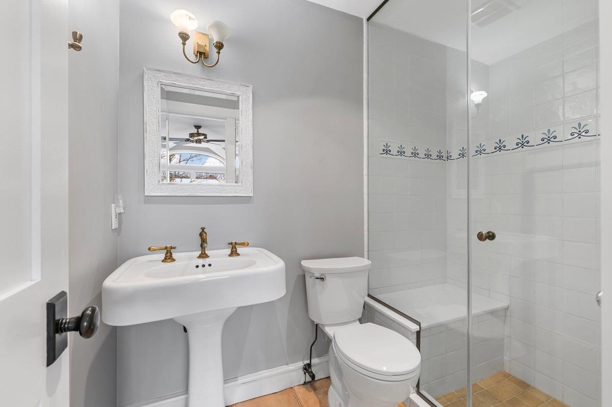 Bathroom, Glass Shower, Interior