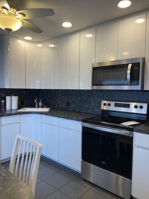 Interior, Kitchen, Recessed Lighting, Stainless Steel Appliances
