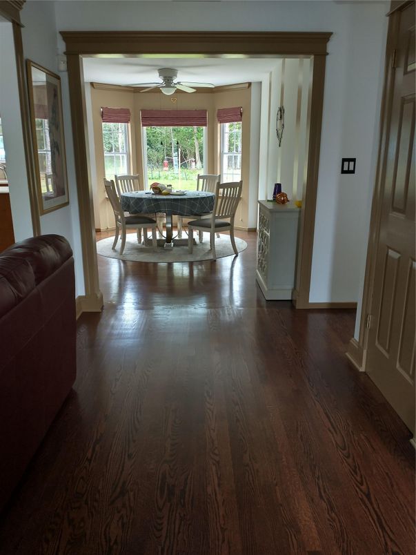 Dining room, Interior, Wood Texture Flooring