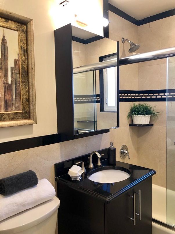 Bathroom, Glass Shower, Interior