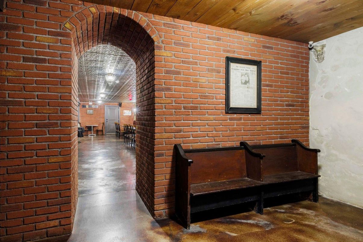 Interior, Stone Walls, Wooden Ceilings