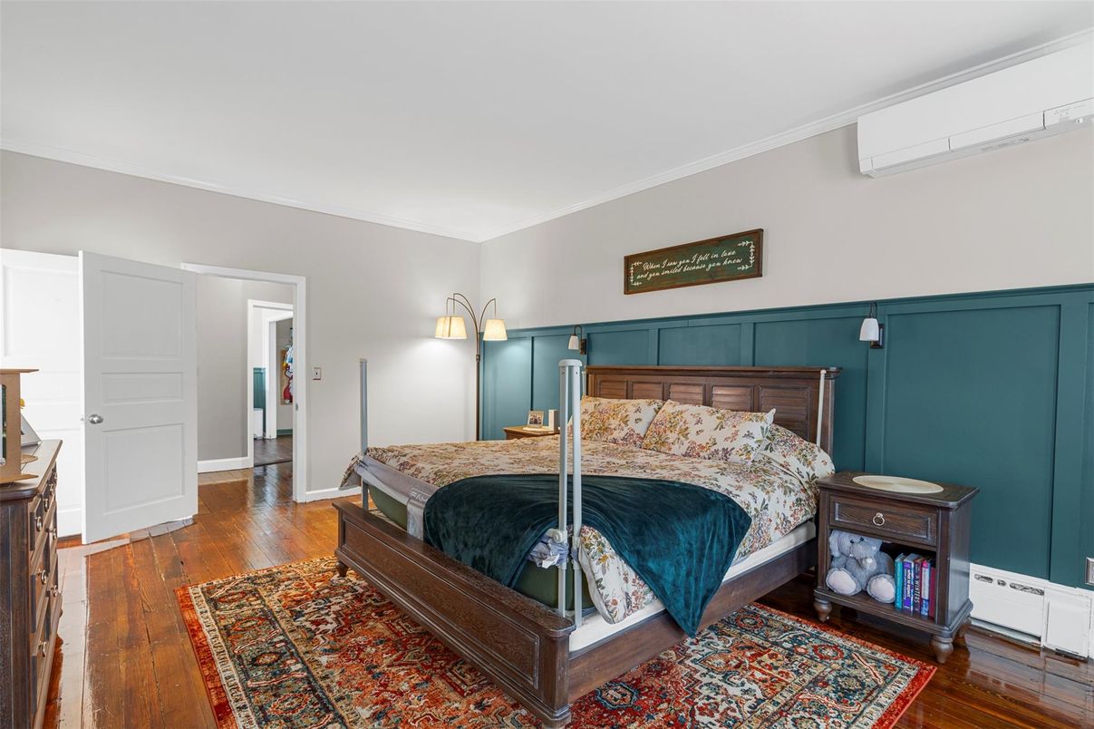 Bedroom, Interior, Wood Texture Flooring
