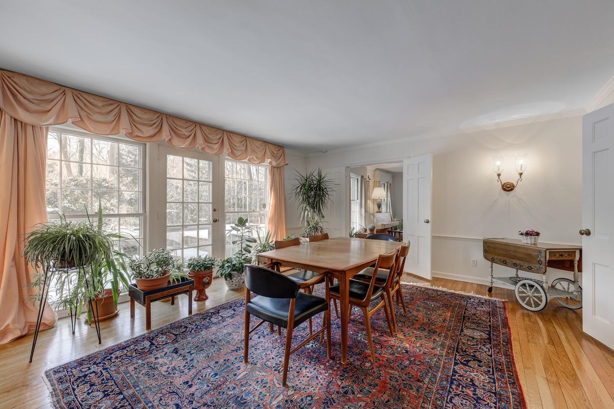 Dining room, Interior, Wood Texture Flooring