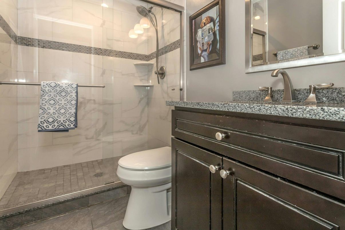Bathroom, Glass Shower, Interior