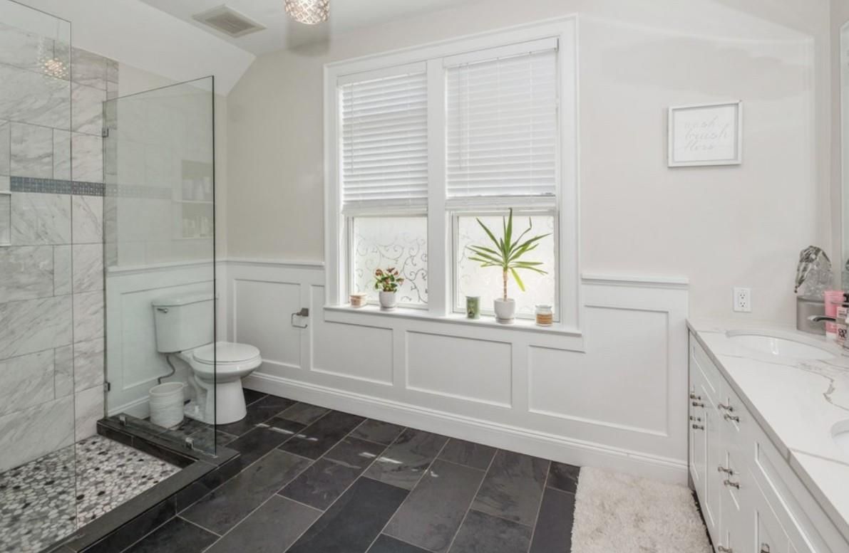 Bathroom, Glass Shower, Interior