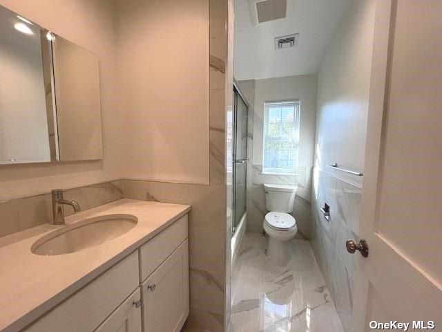 Bathroom, Glass Shower, Interior, Marble