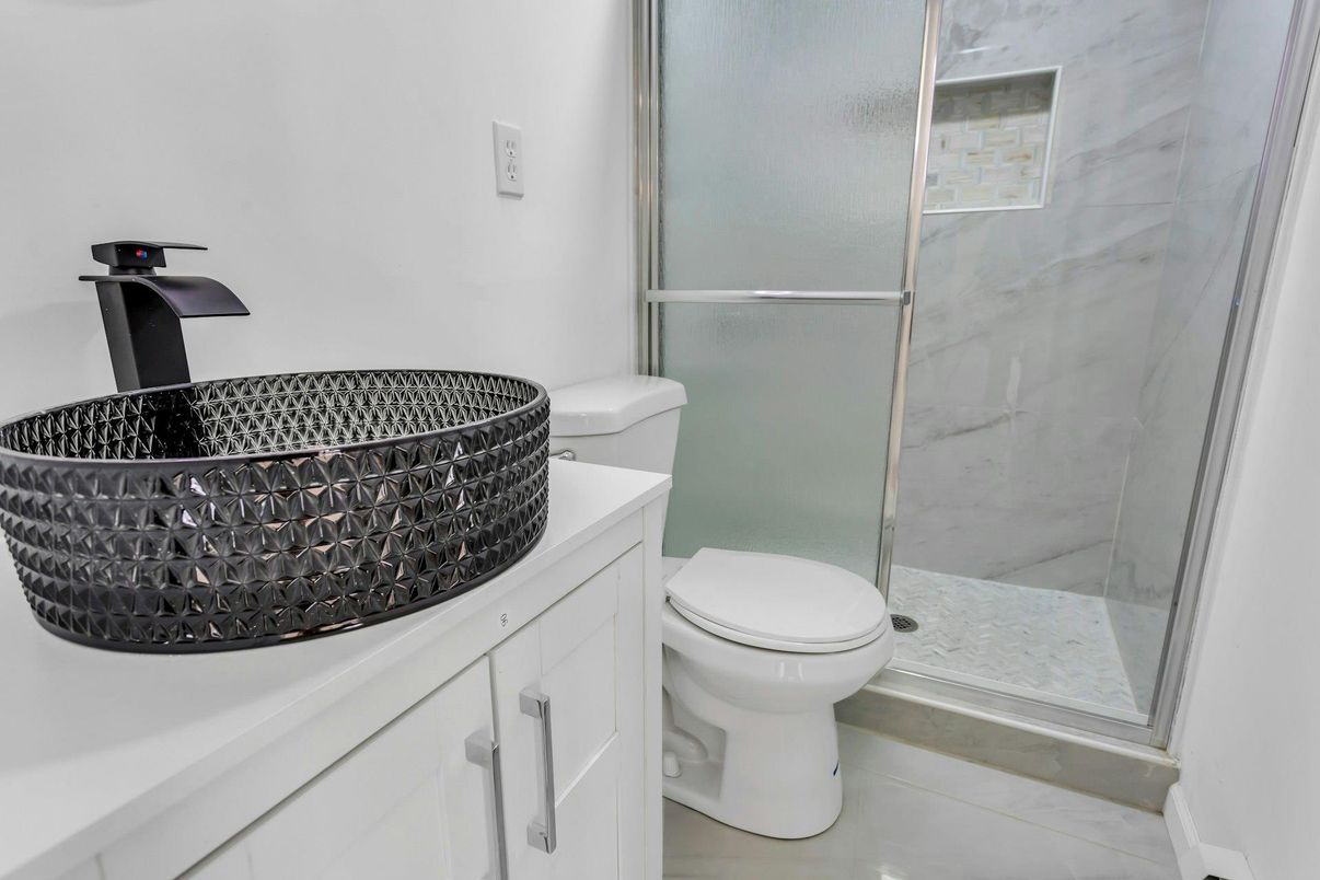Bathroom, Glass Shower, Interior