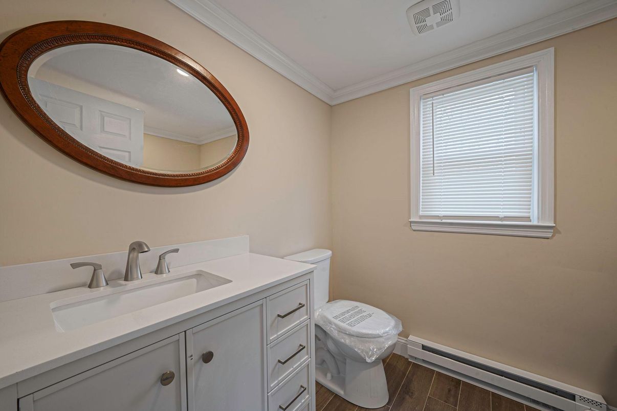 Bathroom, Interior, Wood Texture Flooring