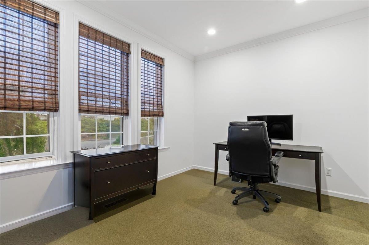 Home Office, Interior, Recessed Lighting