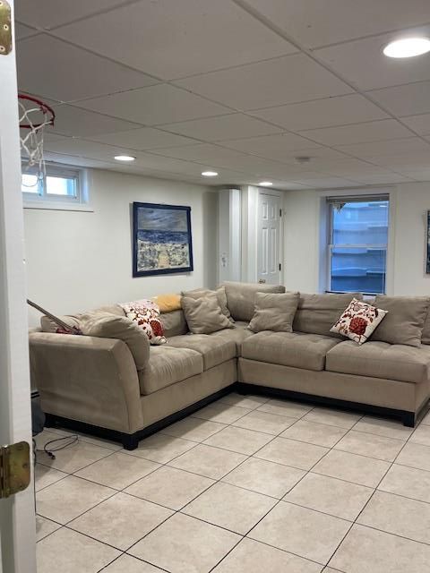 Interior, Living room, Recessed Lighting