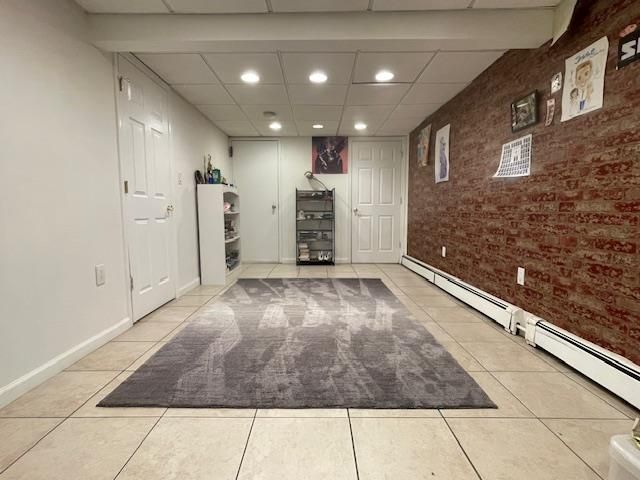 Interior, Recessed Lighting, Stone Walls