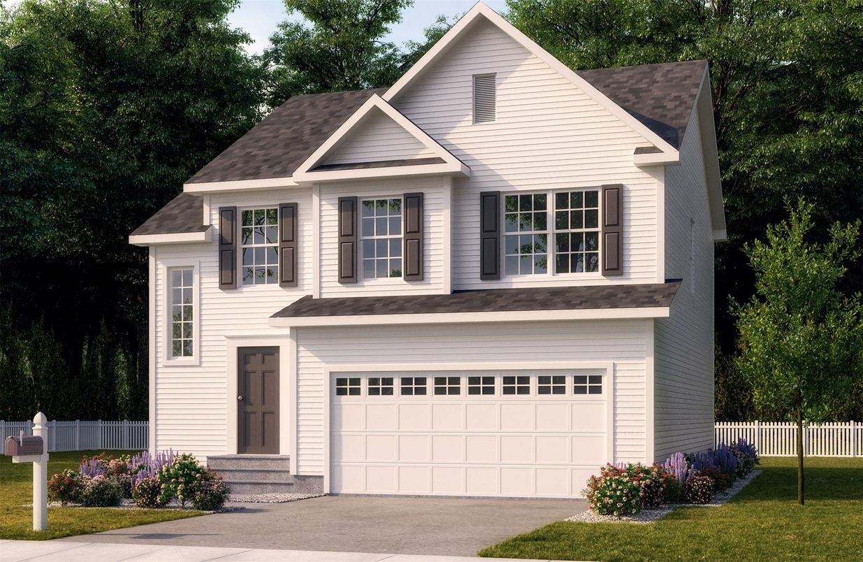 Attached, Exterior, Facade, Farmhouse