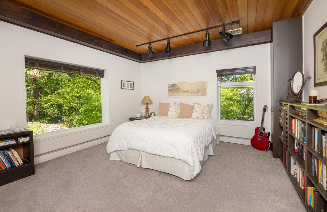 Bedroom, Interior, Wooden Ceilings