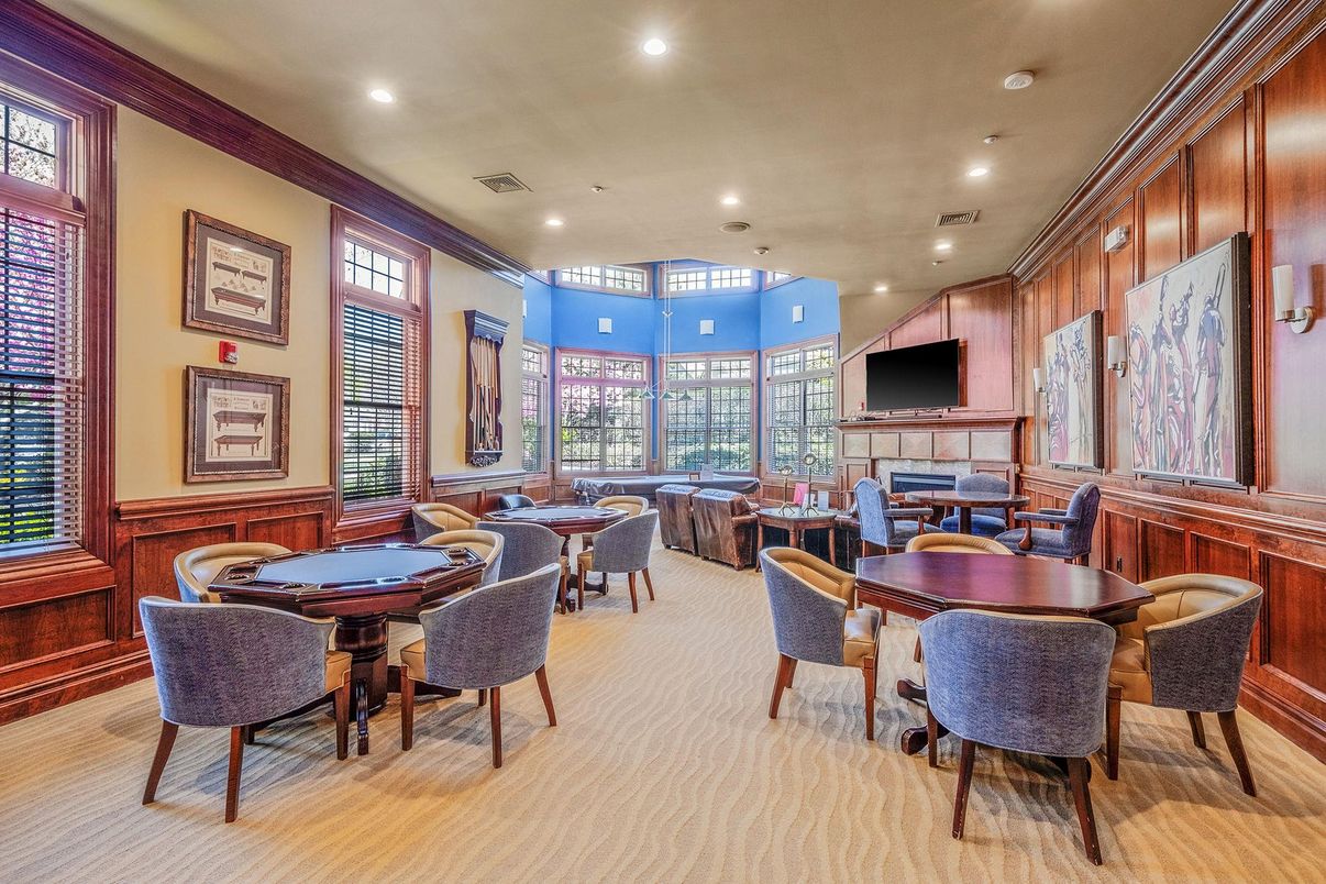 Dining room, Game Room, Interior, Recessed Lighting