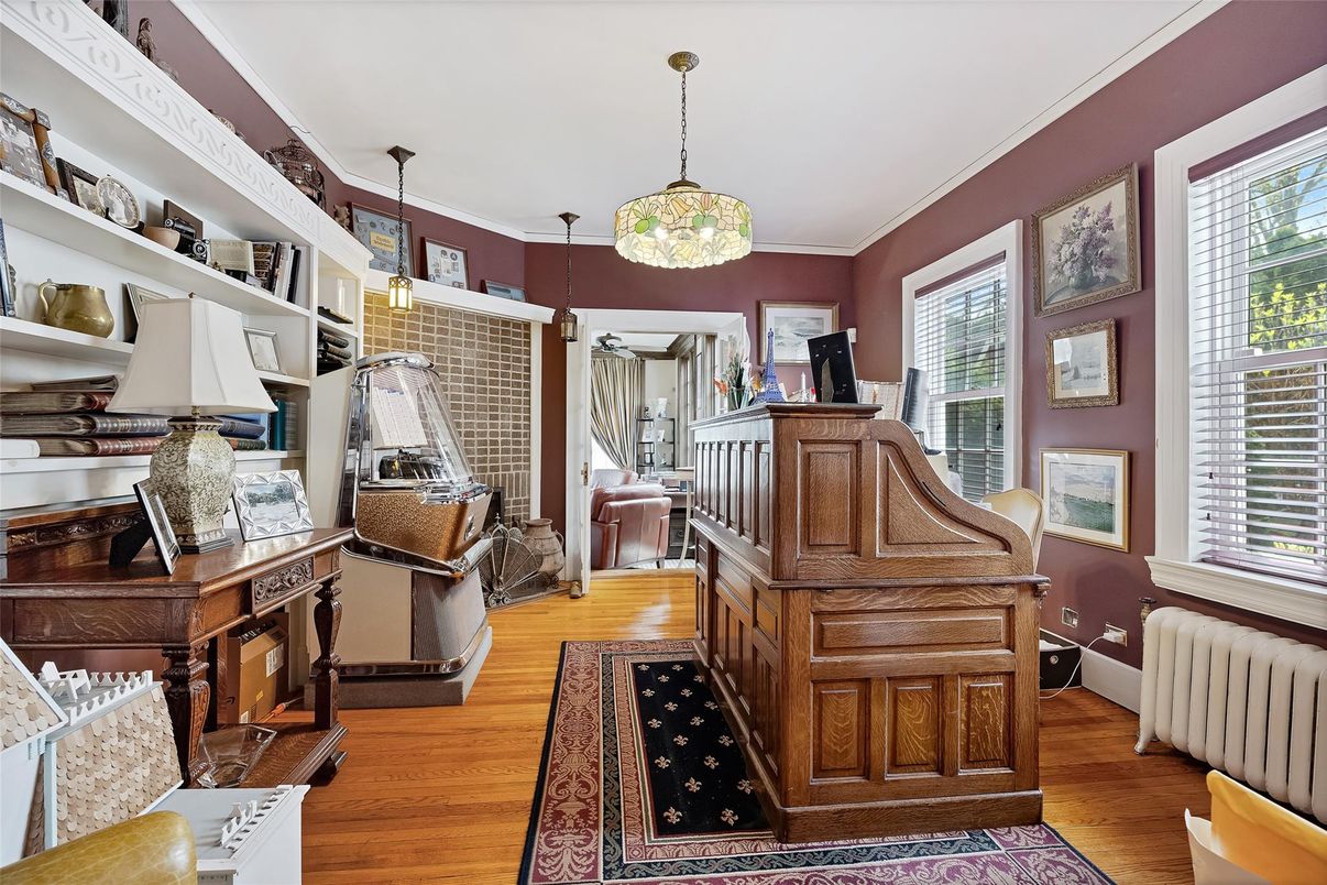 Interior, Pendant Lights, Piano, Wood Texture Flooring