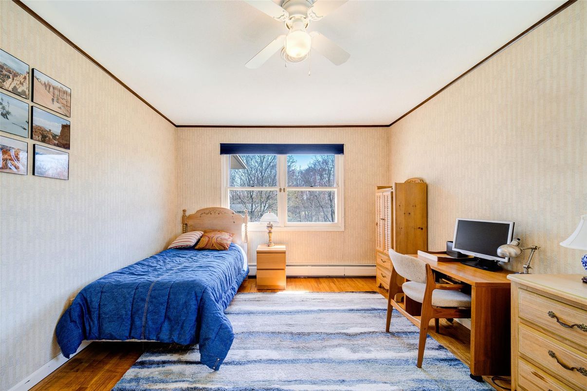 Bedroom, Home Office, Interior, Wood Texture Flooring