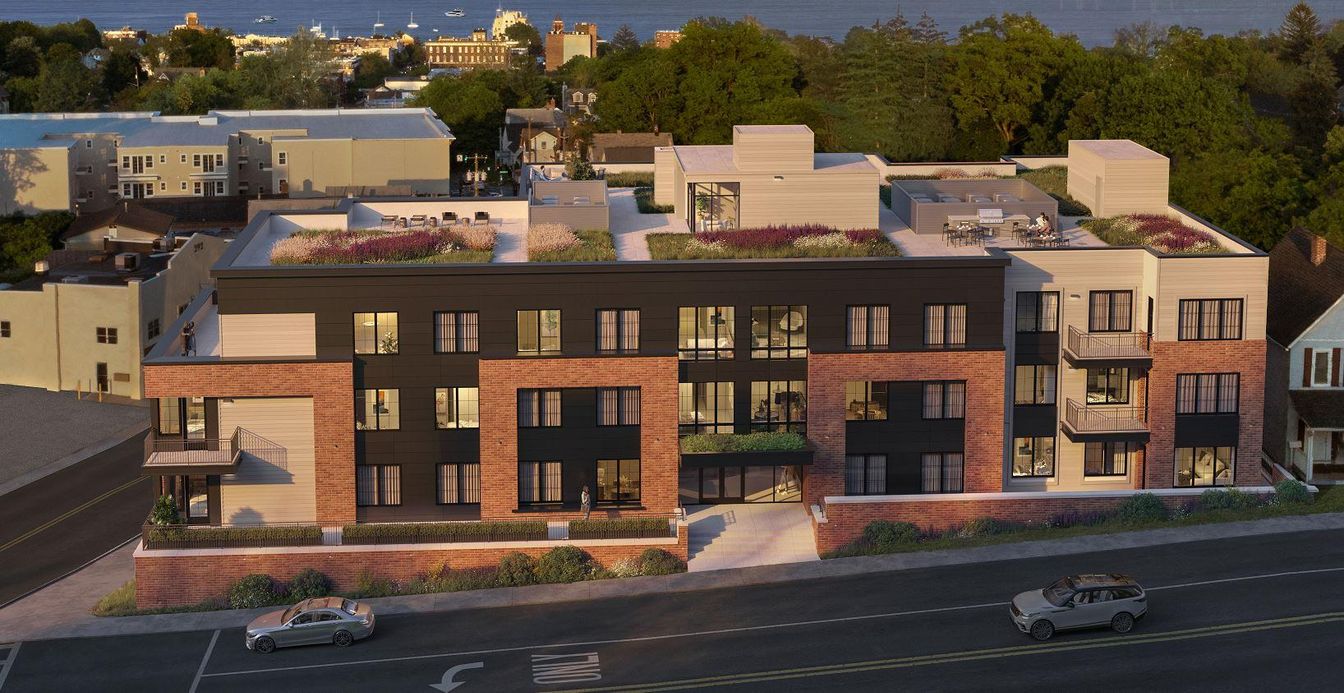 Exterior, Facade, Brick Facade, Modern