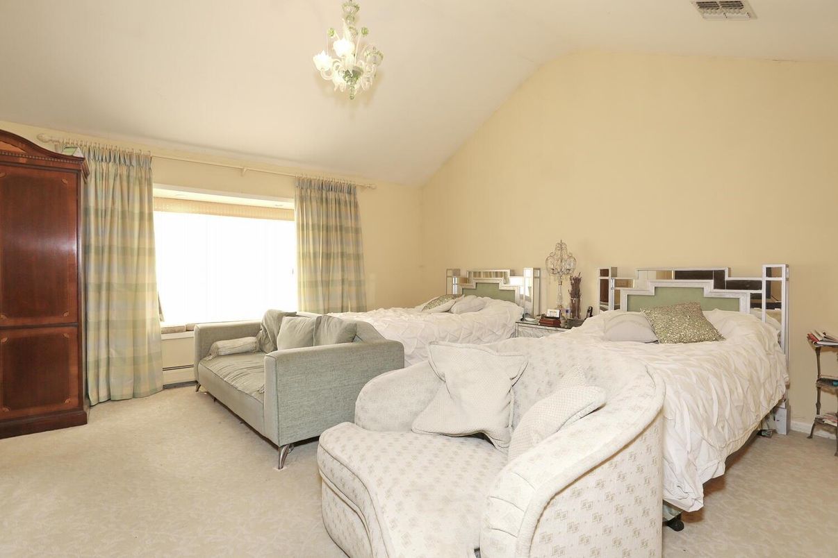 Bedroom, Chandelier, Interior