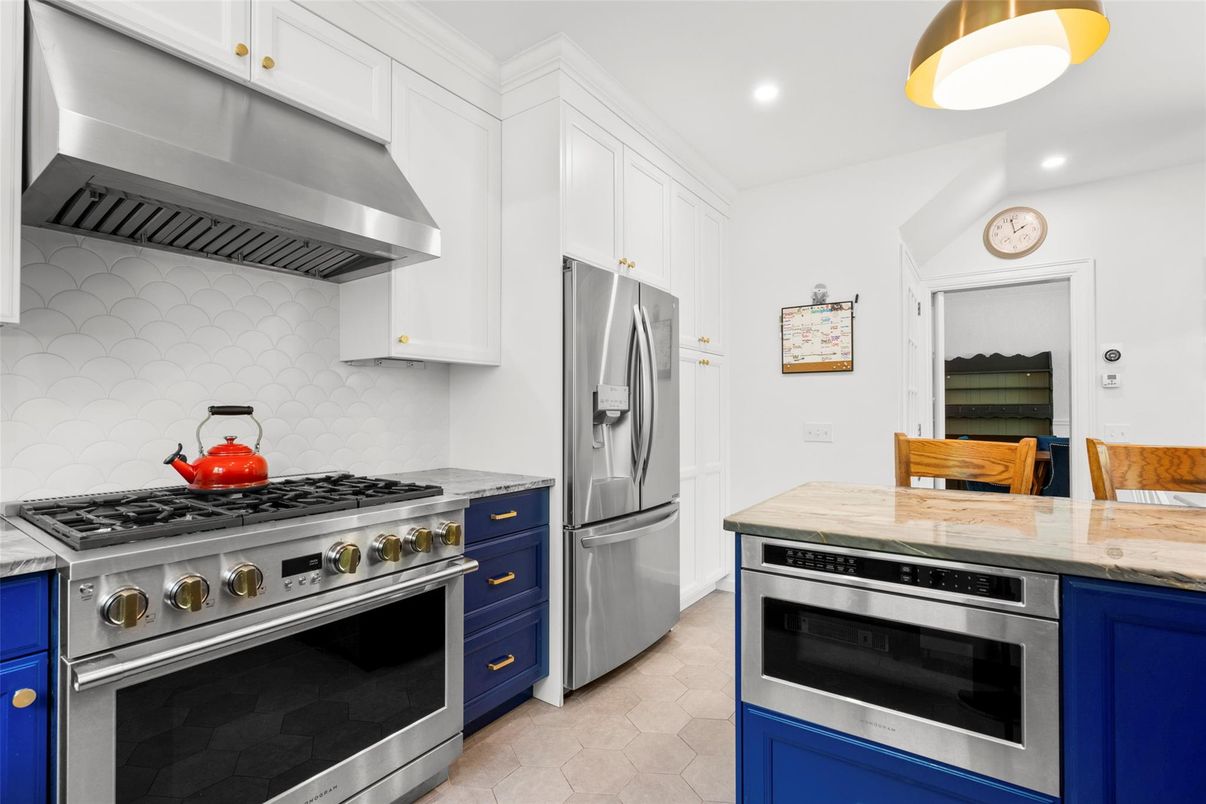 Interior, Kitchen, Recessed Lighting, Stainless Steel Appliances