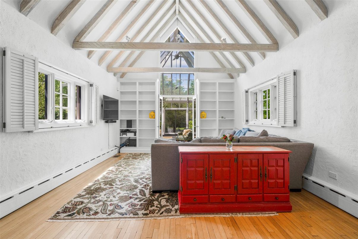 Interior, Wooden Beams, Wood Texture Flooring
