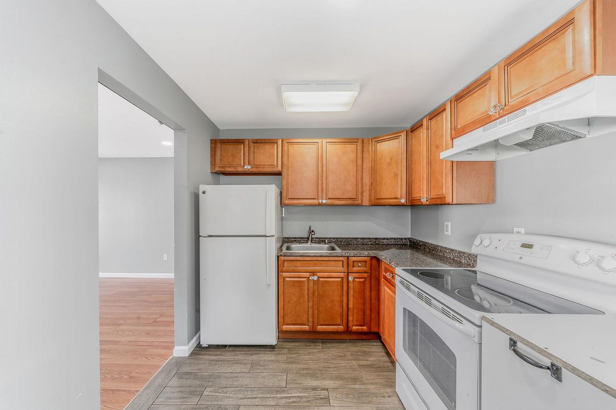 Interior, Kitchen, Wood Texture Flooring