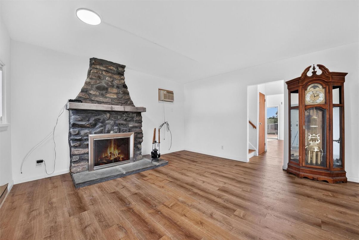 Fireplace, Interior, Wood Texture Flooring