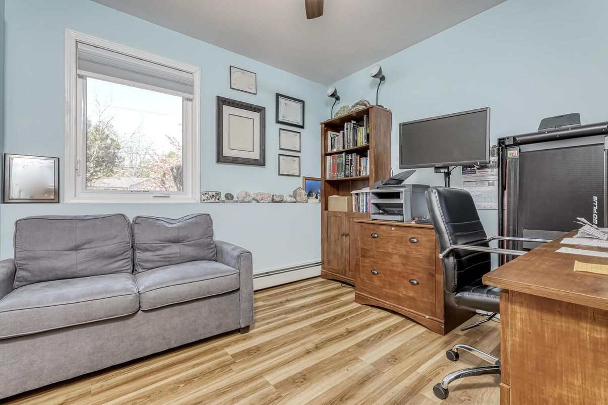 Home Office, Interior, Wood Texture Flooring
