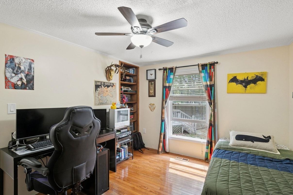 Home Office, Interior, Wood Texture Flooring