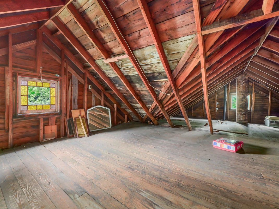 Empty room, Interior, Wooden Beams, Wooden Ceilings, Wood Texture Flooring, Wooden Walls