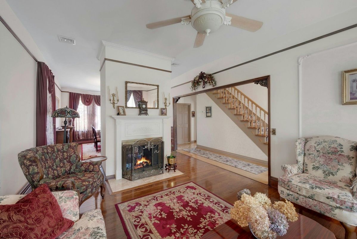 Fireplace, Interior, Wood Texture Flooring