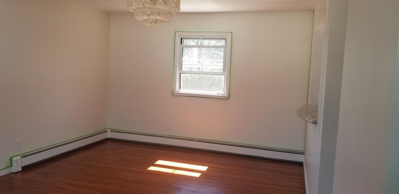 Chandelier, Empty room, Interior, Wood Texture Flooring