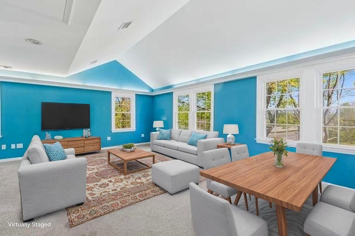 Dining room, Interior, Living room, Recessed Lighting