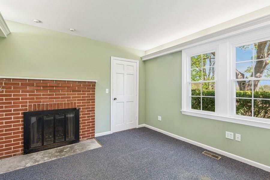 Empty room, Fireplace, Interior, Recessed Lighting