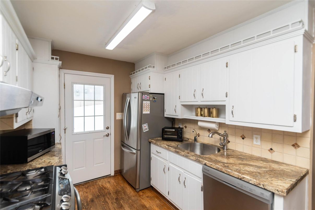 Interior, Kitchen, Wood Texture Flooring