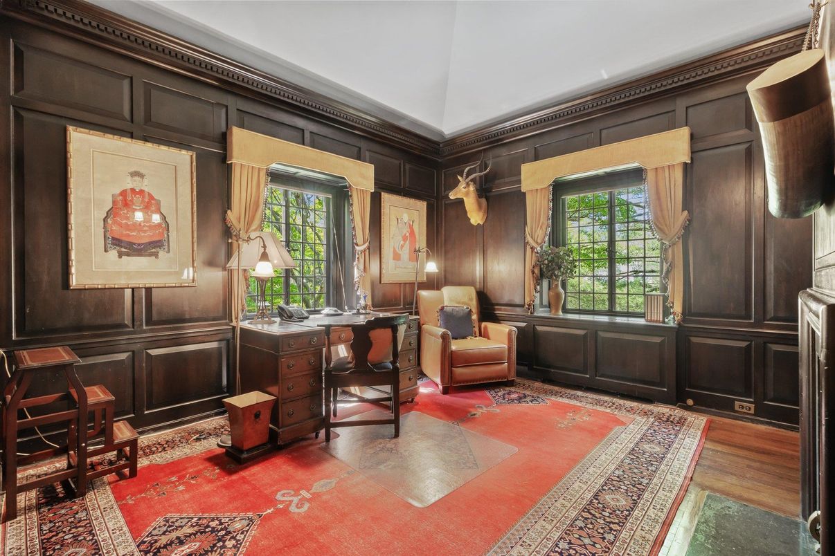 Home Office, Interior, Wood Texture Flooring