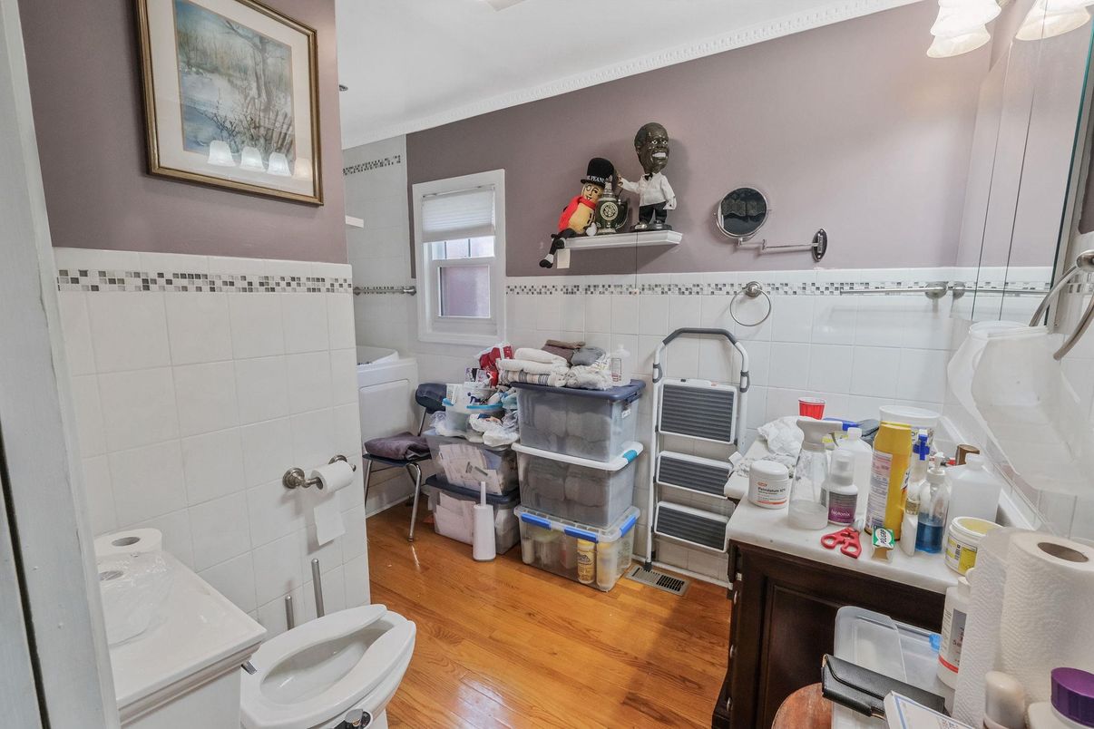 Bathroom, Interior, Wood Texture Flooring