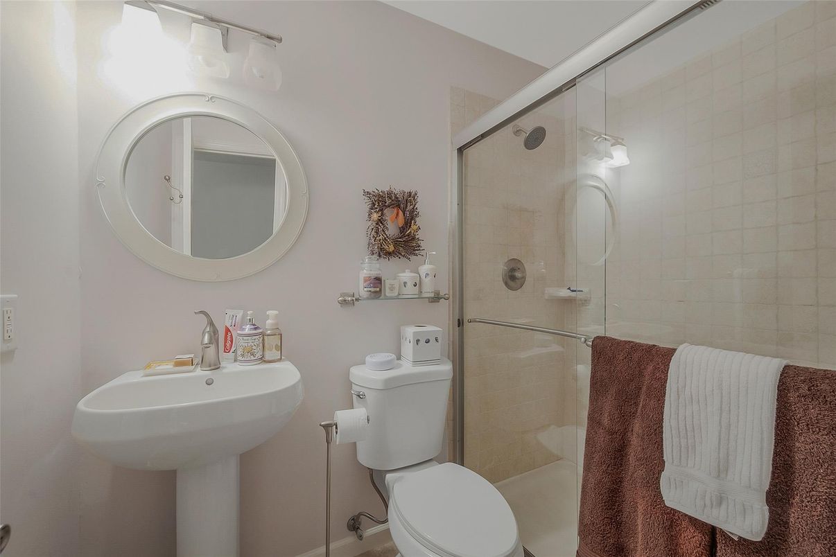 Bathroom, Glass Shower, Interior