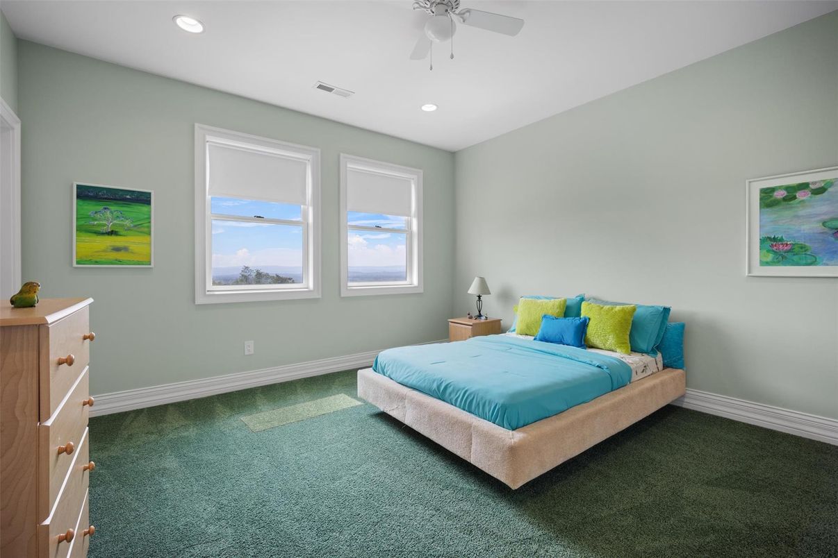 Bedroom, Interior, Recessed Lighting