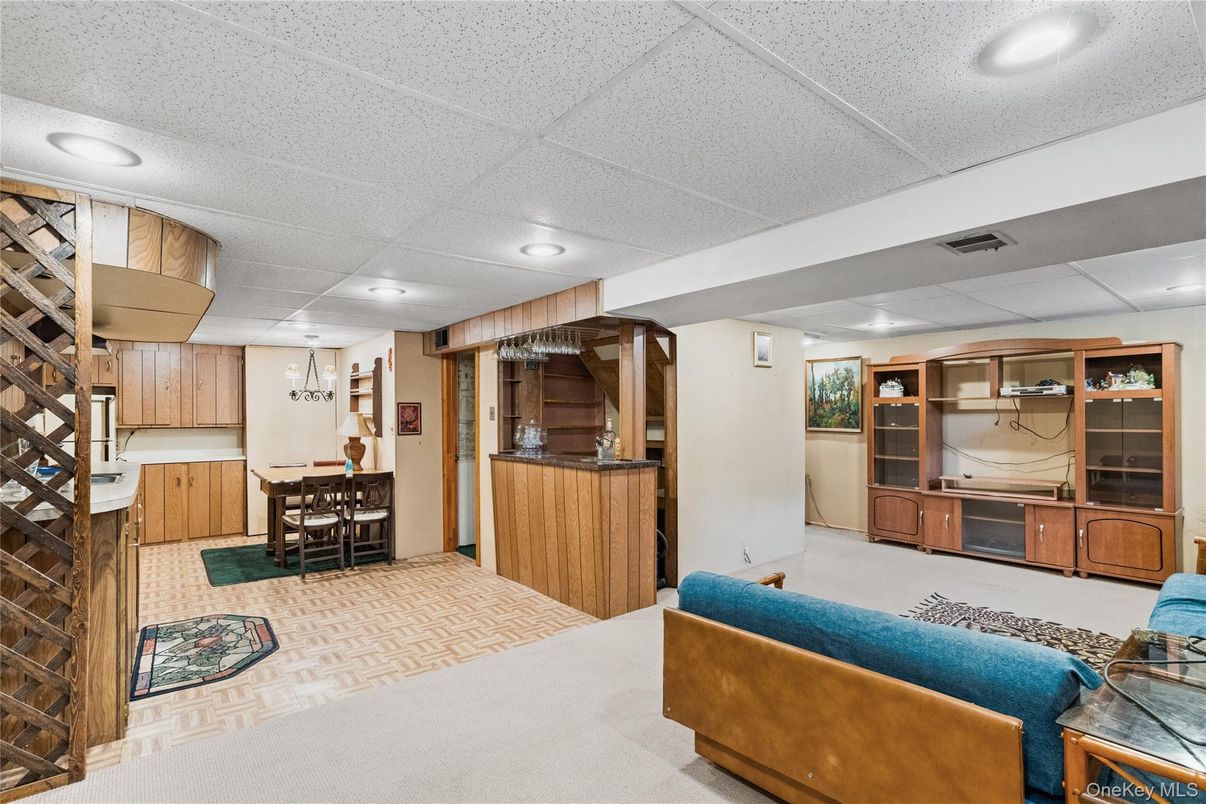 Dining room, Interior, Living room, Recessed Lighting