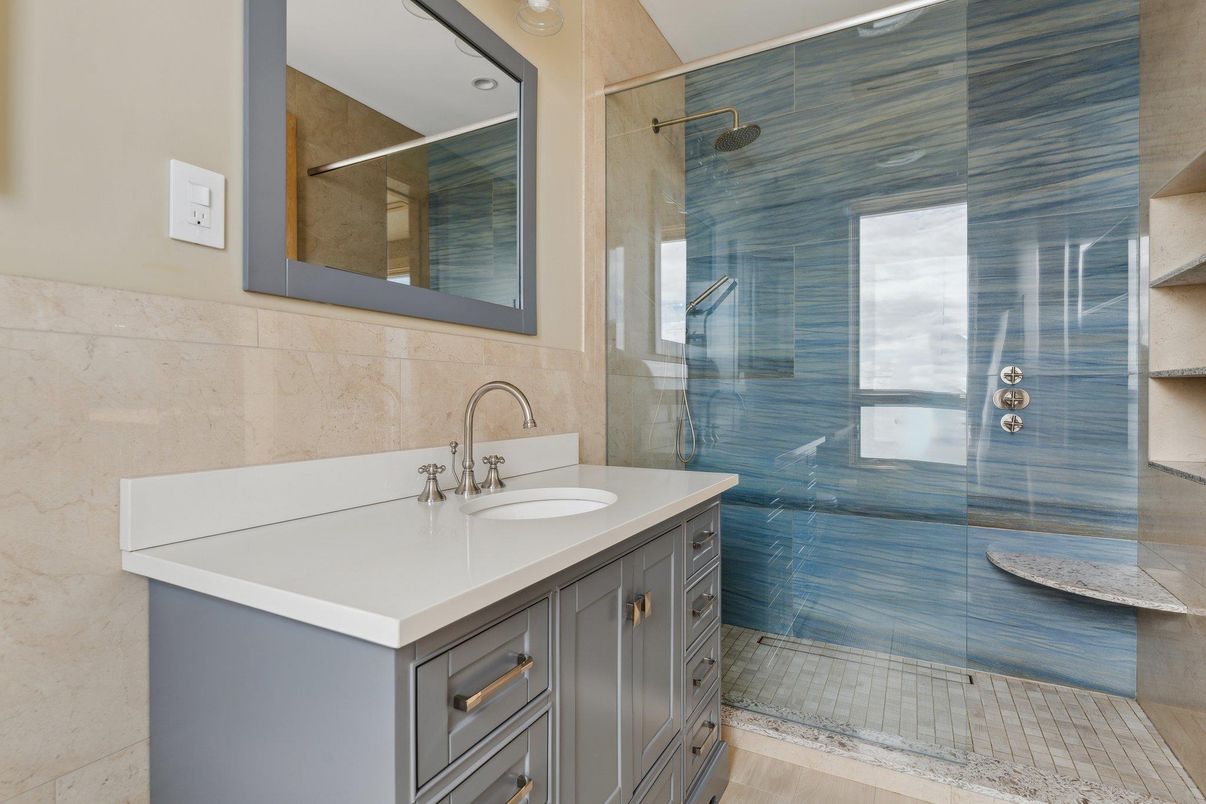 Bathroom, Glass Shower, Interior