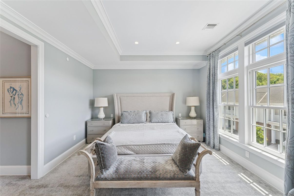 Bedroom, Interior, Recessed Lighting