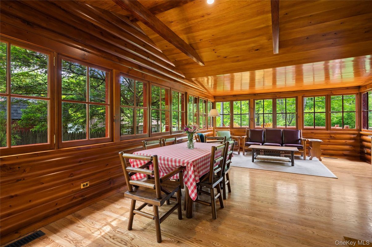 Dining room, Interior, Living room, Wooden Beams, Wooden Ceilings, Wood Texture Flooring, Wooden Walls