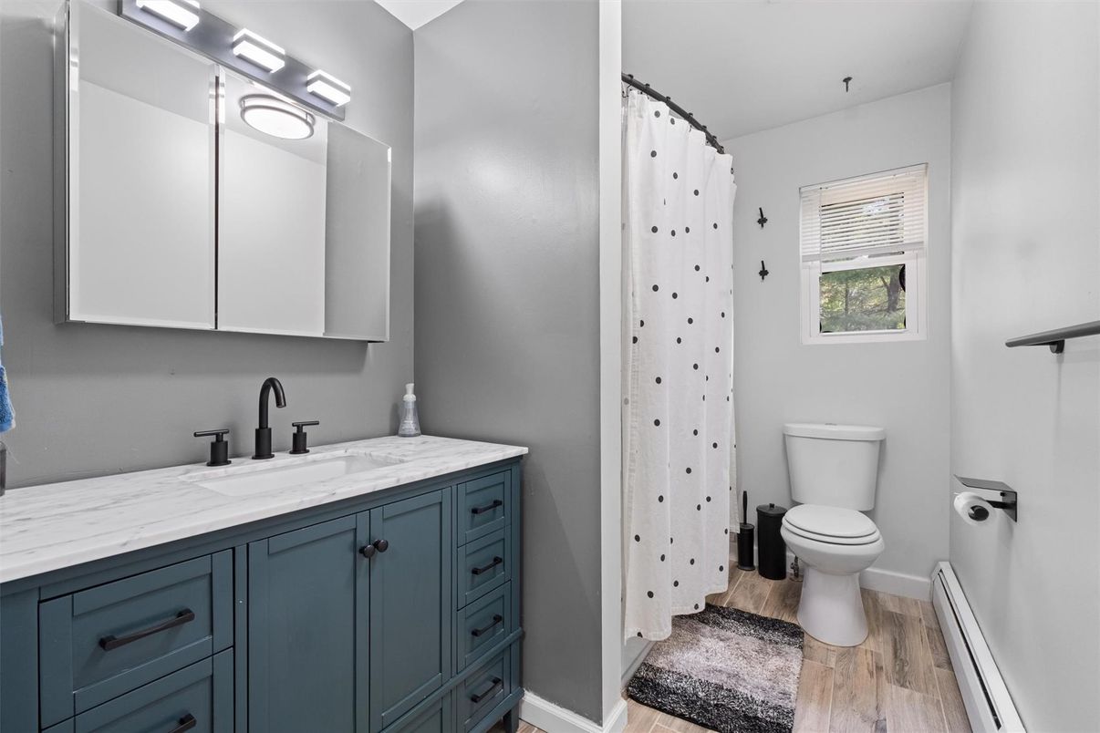 Bathroom, Interior, Wood Texture Flooring