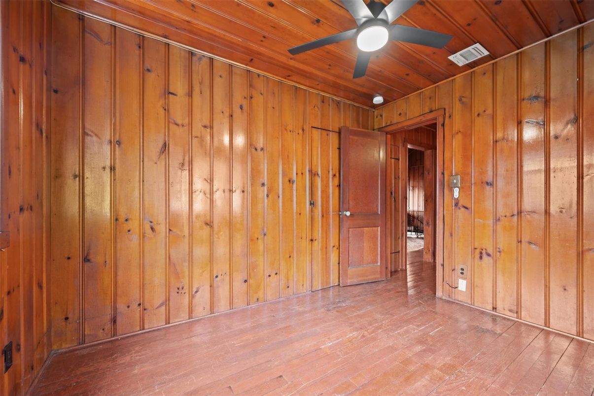 Empty room, Interior, Wooden Ceilings, Wood Texture Flooring, Wooden Walls