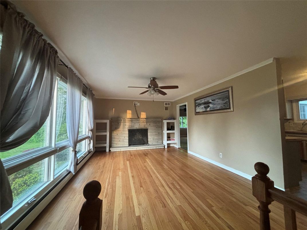 Empty room, Interior, Wood Texture Flooring